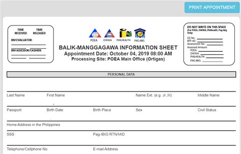 balik-manggagawa online appointment